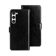 For Samsung Galaxy S24+ 5G idewei Crazy Horse Texture Leather Phone Case(Black) - free shipping - PMC Jewellery - Order now!