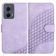 For Motorola Edge 5G 2024 YX0060 Elephant Head Embossed Phone Leather Case with Lanyard(Light Purple) - Motorola Cases by PMC Jewellery | Online Shopping South Africa | PMC Jewellery | Buy Now Pay Later Mobicred