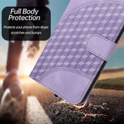 For Motorola Edge 5G 2024 YX0060 Elephant Head Embossed Phone Leather Case with Lanyard(Light Purple)