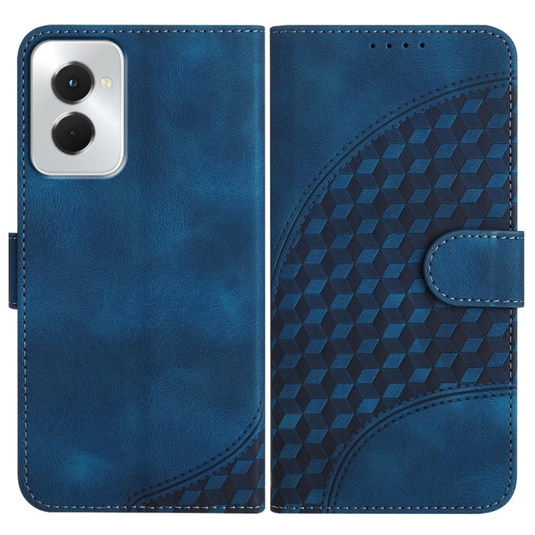 For Motorola Moto G Power 5G 2024 YX0060 Elephant Head Embossed Phone Leather Case with Lanyard(Royal Blue) - Motorola Cases by PMC Jewellery | Online Shopping South Africa | PMC Jewellery | Buy Now Pay Later Mobicred