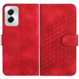 For Motorola Moto G Power 5G 2024 YX0060 Elephant Head Embossed Phone Leather Case with Lanyard(Red) - Motorola Cases by PMC Jewellery | Online Shopping South Africa | PMC Jewellery | Buy Now Pay Later Mobicred