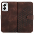 For Motorola Moto G Power 5G 2024 YX0060 Elephant Head Embossed Phone Leather Case with Lanyard(Coffee) - Motorola Cases by PMC Jewellery | Online Shopping South Africa | PMC Jewellery | Buy Now Pay Later Mobicred