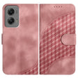 For Motorola Moto G Stylus 5G 2024 YX0060 Elephant Head Embossed Phone Leather Case with Lanyard(Pink) - Motorola Cases by PMC Jewellery | Online Shopping South Africa | PMC Jewellery | Buy Now Pay Later Mobicred
