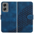 For Motorola Moto G Stylus 5G 2024 YX0060 Elephant Head Embossed Phone Leather Case with Lanyard(Royal Blue) - Motorola Cases by PMC Jewellery | Online Shopping South Africa | PMC Jewellery | Buy Now Pay Later Mobicred
