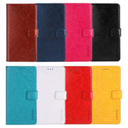 For Nothing Phone 2 idewei Crazy Horse Texture Leather Phone Case with Holder(Red)