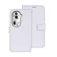 For OPPO Reno11 Pro 5G Global idewei Crazy Horse Texture Leather Phone Case with Holder(White) - OPPO Cases by idewei | Online Shopping South Africa | PMC Jewellery | Buy Now Pay Later Mobicred