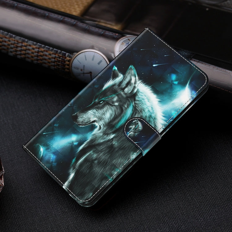 For Xiaomi Redmi Note 13 Pro+ 3D Painting Pattern Flip Leather Phone Case(Wolf) - Note 13 Pro+ Cases by PMC TechLife | Online Shopping South Africa | PMC TechLife | Buy Now Pay Later Mobicred
