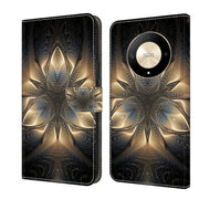 For Honor Magic6 Lite Crystal 3D Shockproof Protective Leather Phone Case(Luminous Building)
