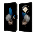 For Honor Magic6 Lite Crystal 3D Shockproof Protective Leather Phone Case(Two Branches) - Honor Cases by PMC TechLife | Online Shopping South Africa | PMC TechLife | Buy Now Pay Later Mobicred