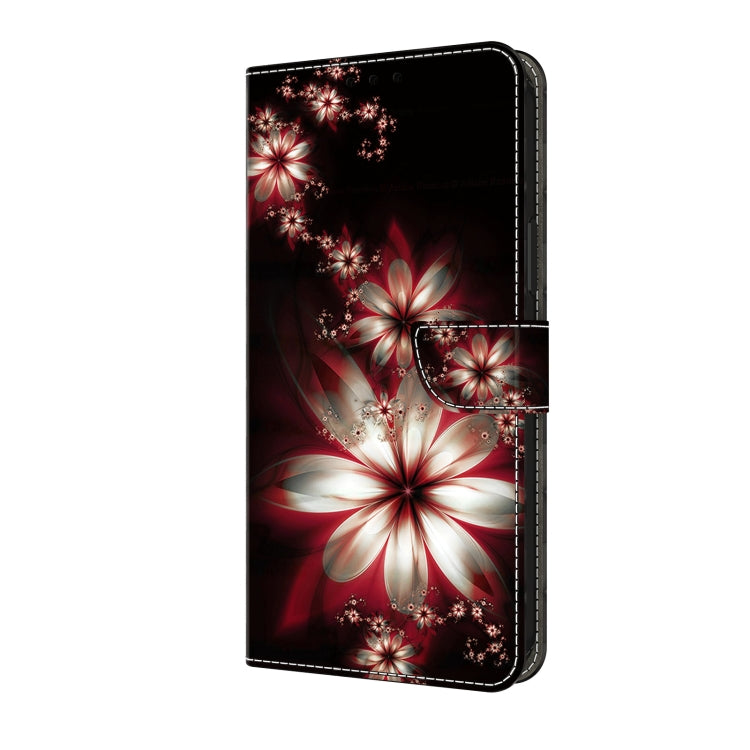For Honor Magic6 Lite Crystal 3D Shockproof Protective Leather Phone Case(Fantastic Flower) - Honor Cases by PMC TechLife | Online Shopping South Africa | PMC TechLife | Buy Now Pay Later Mobicred
