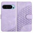 For Google Pixel 9 Pro YX0060 Elephant Head Embossed Phone Leather Case with Lanyard(Light Purple) - Google Cases by PMC TechLife | Online Shopping South Africa | PMC TechLife | Buy Now Pay Later Mobicred