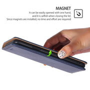 For Motorola Moto G Play 4G 2024 Gloss Oil Solid Color Magnetic Leather Phone Case(Blue)