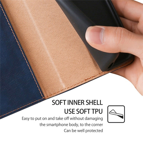 For Motorola Moto G Play 4G 2024 Gloss Oil Solid Color Magnetic Leather Phone Case(Blue)