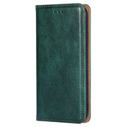 For Motorola Moto G Play 4G 2024 Gloss Oil Solid Color Magnetic Leather Phone Case(Green)