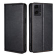 For Motorola Moto G24 4G Gloss Oil Solid Color Magnetic Leather Phone Case(Black) - Motorola Cases by PMC TechLife | Online Shopping South Africa | PMC TechLife | Buy Now Pay Later Mobicred