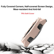 For Xiaomi Watch S3 Half Package Scale PC Watch Protective Case(Ivory White)