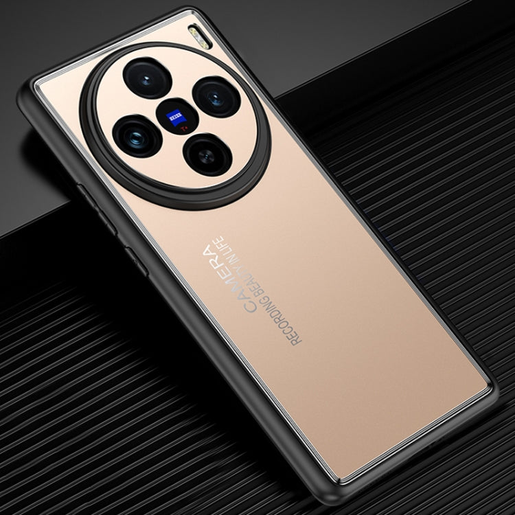 For vivo X100 Frosted Metal Phone Case(Gold) - free shipping - PMC TechLife - Order now!