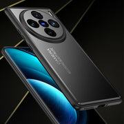 For vivo X100 Pro Frosted Metal Phone Case(Silver)