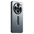 For vivo X100 Frosted Metal Hybrid TPU Holder Phone Case(Blue) - vivo Cases by imak | Online Shopping South Africa | PMC TechLife | Buy Now Pay Later Mobicred