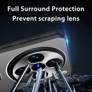 For vivo X100 Frosted Metal Hybrid TPU Holder Phone Case(Black)