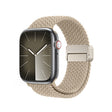 For Apple Watch SE 2023 44mm DUX DUCIS Mixture Pro Series Magnetic Buckle Nylon Braid Watch Band(Beige) - Watch Bands by DUX DUCIS | Online Shopping South Africa | PMC TechLife | Buy Now Pay Later Mobicred
