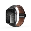For Apple Watch Series 2 38mm DUX DUCIS YA Series Magnetic Buckle Genuine Leather Watch Band(Black) - free shipping - PMC TechLife - Order now!