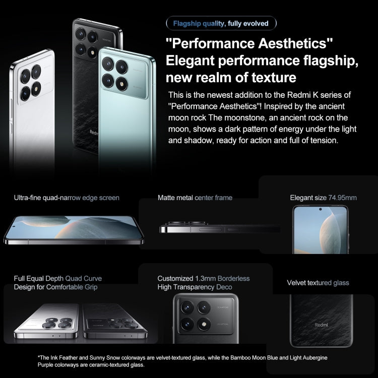 Xiaomi Redmi K70 Pro, 12GB+256GB,  6.67 inch HyperOS Qualcomm Snapdragon 8 Gen 3 Octa Core 4nm up to 3.3GHz, NFC, Network: 5G(Silver) - free shipping - PMc TechLife - Order now!