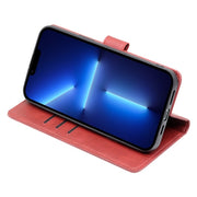 For Motorola Moto G Play 4G 2024 Calf Texture Buckle Flip Leather Phone Case(Red)