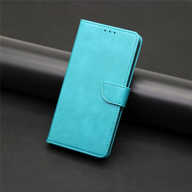 For Motorola Edge 5G 2024 Calf Texture Buckle Flip Leather Phone Case(Light Blue)
