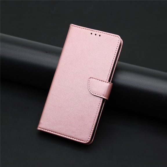 For Motorola Edge 5G 2024 Calf Texture Buckle Flip Leather Phone Case(Rose Gold)