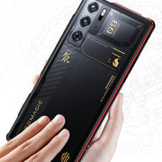 For ZTE nubia Red Magic 9 Pro/9 Pro+ Aurora Series Metal Frame Phone Case(Silver)