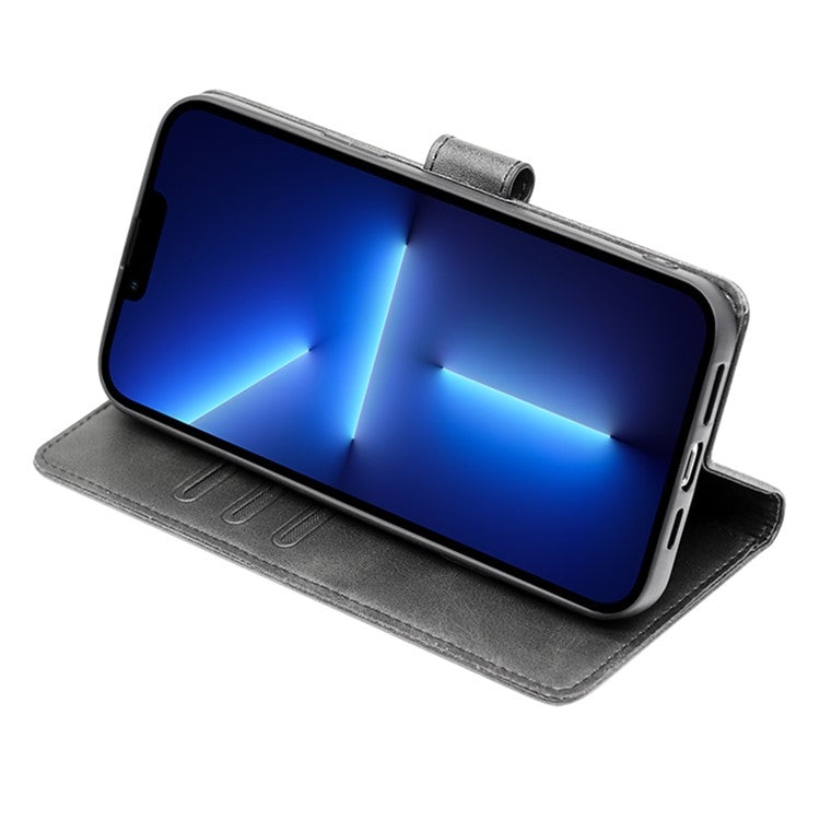 For Honor Magic6 Pro Calf Texture Buckle Flip Leather Phone Case(Black) - free shipping - PMC Jewellery - Order now!