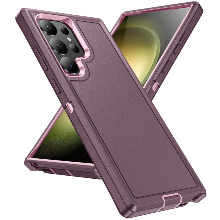 For Samsung Galaxy S24 Ultra 5G Life Waterproof Rugged Phone Case(Purple + Pink) - Galaxy S24 Ultra 5G Cases by PMC TechLife | Online Shopping South Africa | PMC TechLife
