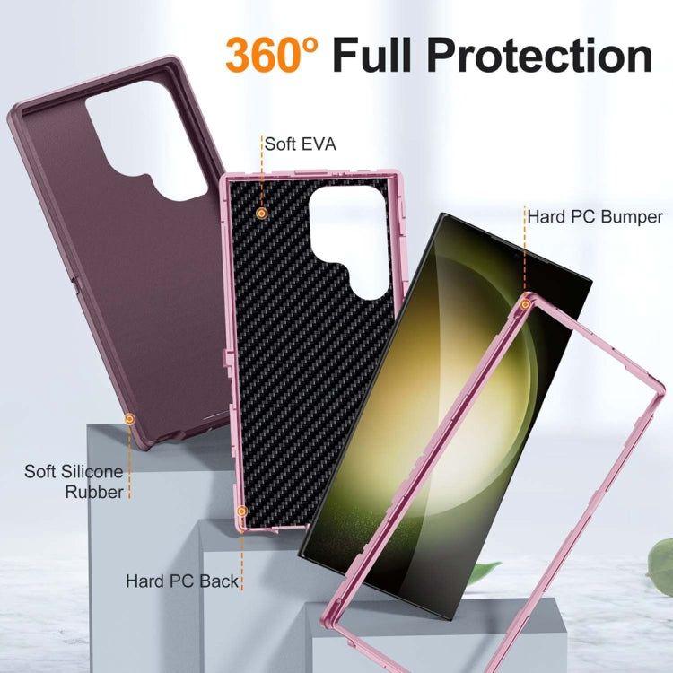 For Samsung Galaxy S24 Ultra 5G Life Waterproof Rugged Phone Case(Purple + Pink) - Galaxy S24 Ultra 5G Cases by PMC TechLife | Online Shopping South Africa | PMC TechLife