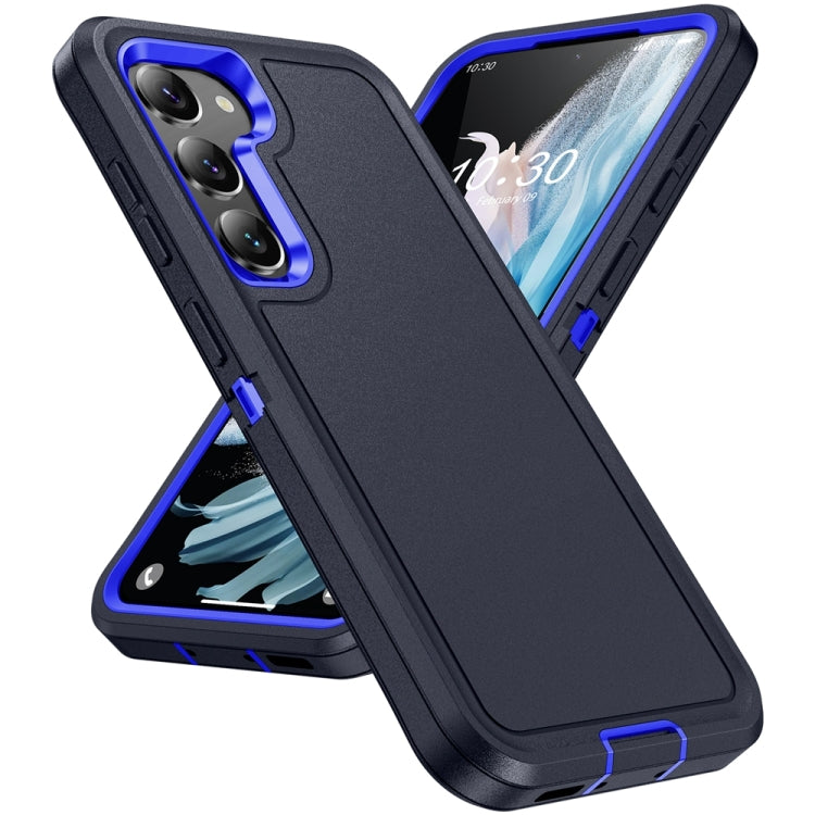 For Samsung Galaxy S24+ 5G / S25+ 5G Life Waterproof Rugged Phone Case(Dark Blue + Royal Blue) - Galaxy S24+ 5G Cases by PMC Jewellery | Online Shopping South Africa | PMC Jewellery | Buy Now Pay Later Mobicred