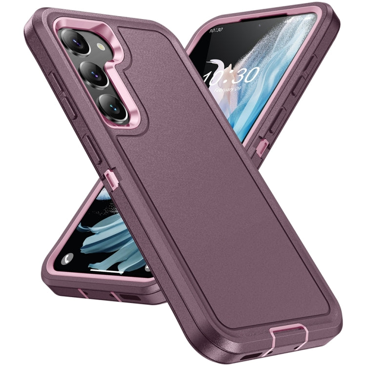 For Samsung Galaxy S24+ 5G / S25+ 5G Life Waterproof Rugged Phone Case(Purple + Pink) - free shipping - PMC Jewellery - Order now!