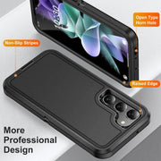 For Samsung Galaxy S24 5G / S25 5G Life Water-resistant Rugged Phone Case(Black)
