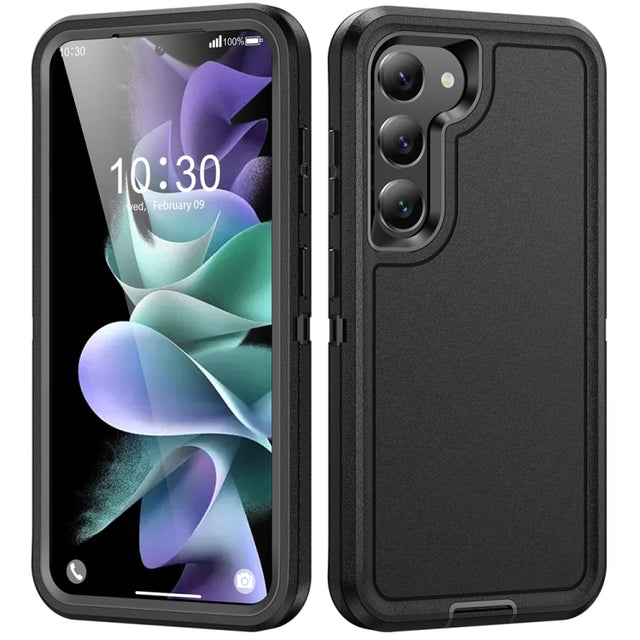 For Samsung Galaxy S24 5G / S25 5G Life Water-resistant Rugged Phone Case(Black)