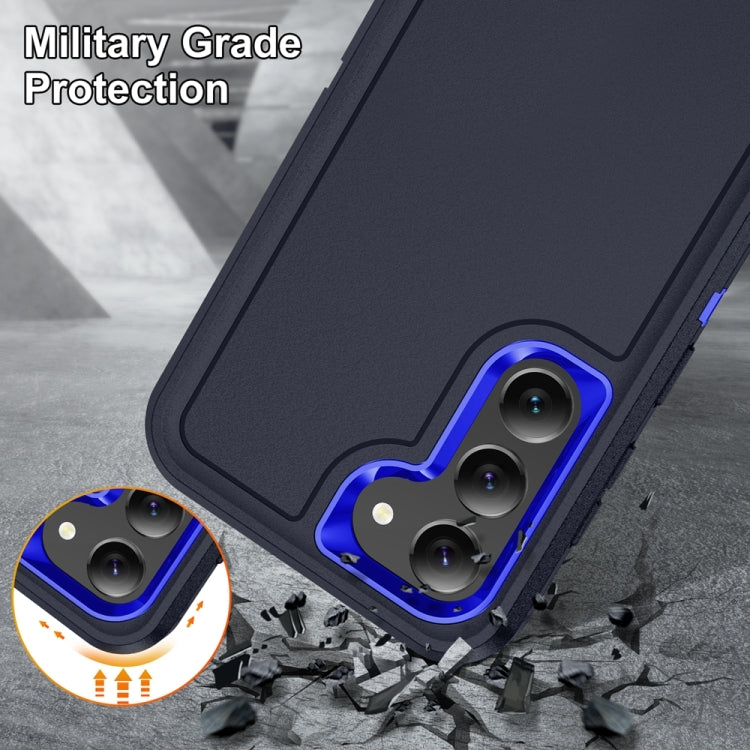 For Samsung Galaxy S24 5G / S25 5G Life Waterproof Rugged Phone Case(Dark Blue + Royal Blue) - Galaxy S24 5G Cases by PMC Jewellery | Online Shopping South Africa | PMC Jewellery | Buy Now Pay Later Mobicred