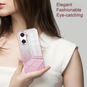 For Huawei Pura 70 Pro Gradient Glitter Powder Electroplated Phone Case(Black)