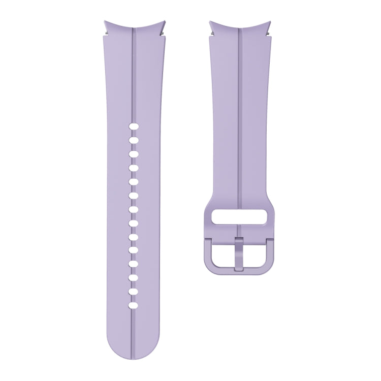 For Samsung Galaxy Watch 6 / 6 Classic Colorful Buckle Silicone Watch Band(Purple) - Watch Bands by PMC TechLife | Online Shopping South Africa | PMC TechLife