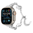 For Apple Watch Ultra 2 49mm Shell Metal Chain Bracelet Watch Band(Silver) - Watch Bands by PMC TechLife | Online Shopping South Africa | PMC TechLife | Buy Now Pay Later Mobicred