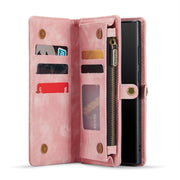 For Samsung Galaxy Note20 CaseMe-008 Detachable Multifunctional Horizontal Flip Leather Case with Card Slot & Holder & Zipper Wallet & Photo Frame (Pink)