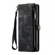 For Samsung Galaxy Note20 Ultra CaseMe-008 Detachable Multifunctional Horizontal Flip Leather Case with Card Slot & Holder & Zipper Wallet & Photo Frame(Black)