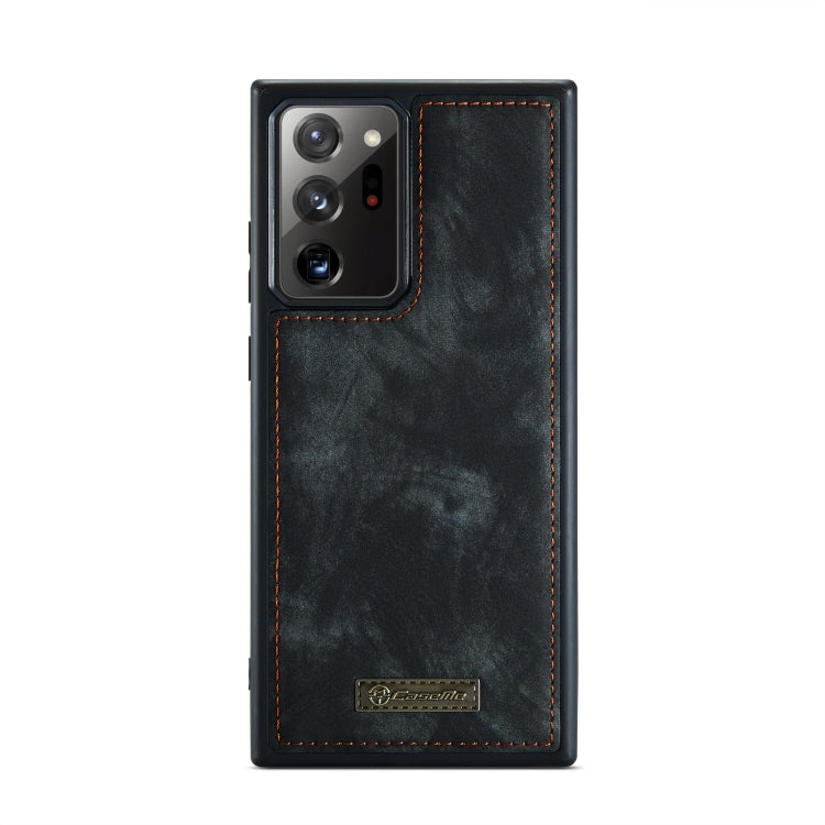 For Samsung Galaxy Note20 Ultra CaseMe-008 Detachable Multifunctional Horizontal Flip Leather Case with Card Slot & Holder & Zipper Wallet & Photo Frame(Black)