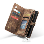 For Samsung Galaxy Note20 Ultra CaseMe-008 Detachable Multifunctional Horizontal Flip Leather Case with Card Slot & Holder & Zipper Wallet & Photo Frame(Brown)
