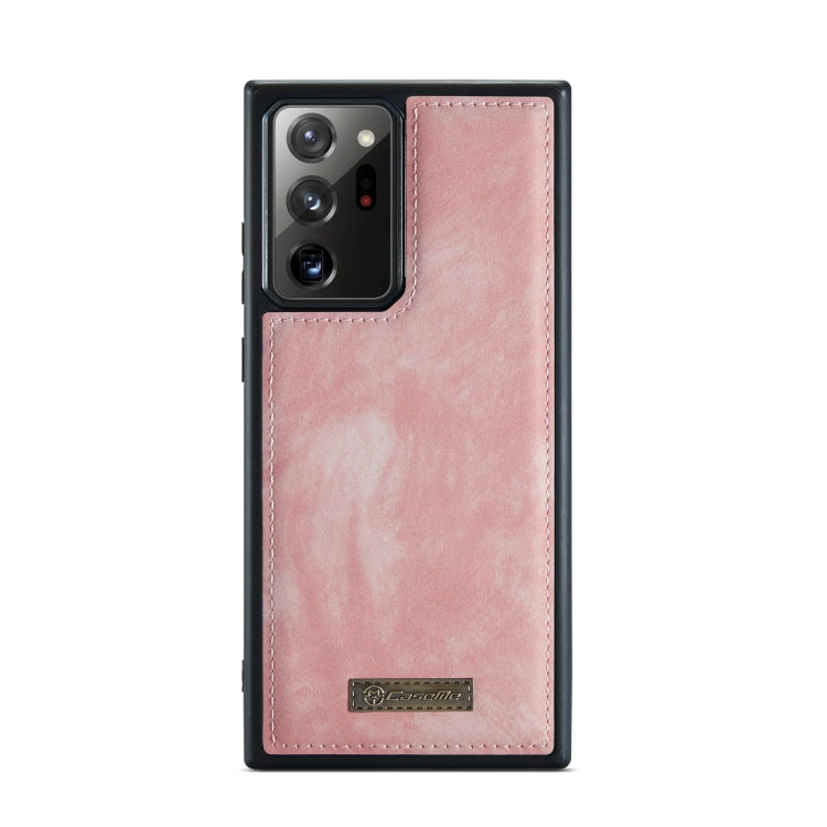 For Samsung Galaxy Note20 Ultra CaseMe-008 Detachable Multifunctional Horizontal Flip Leather Case with Card Slot & Holder & Zipper Wallet & Photo Frame (Pink) - free shipping - PMC Jewellery - Order now!