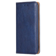 For Huawei Pura 70 Gloss Oil Solid Color Magnetic Leather Phone Case(Blue)