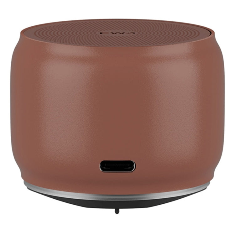 EWA A126 Mini Bluetooth 5.0 Bass Radiator Metal Speaker(Brown) - free shipping - PMC Jewellery - Order now!