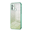 For OPPO A53 2020 / A32 / A11s  Gradient Glitter Powder Electroplated Phone Case(Green) - OPPO Cases by PMC TechLife | Online Shopping South Africa | PMC TechLife | Buy Now Pay Later Mobicred